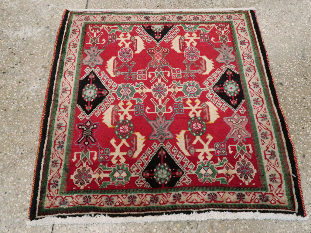 Vintage Persian Shiraz Square Rug (Pair: 2 of 2), No.25169 - Galerie Shabab