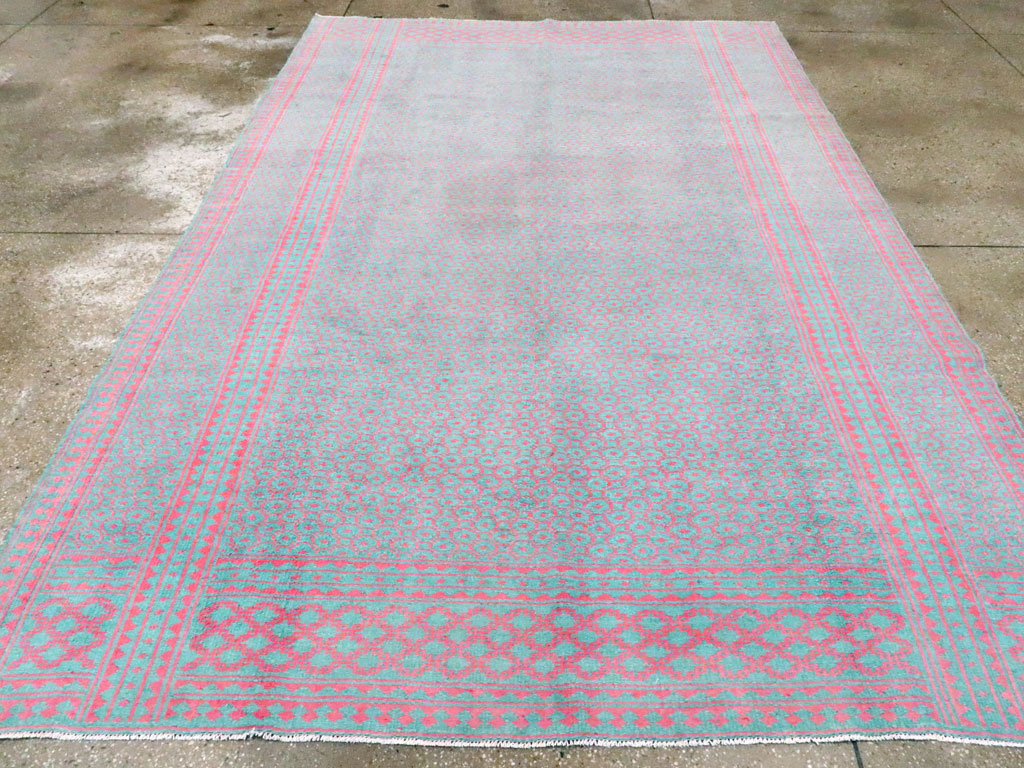 Vintage Persian Flatweave Kilim Accent Rug, No.25178 - Galerie Shabab