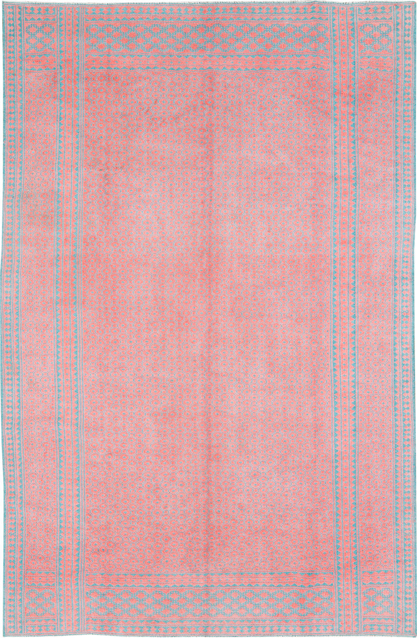 Vintage Persian Flatweave Kilim Accent Rug, No.25178 - Galerie Shabab