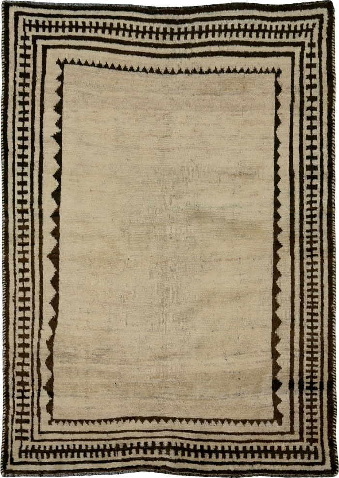 Vintage Persian Gabbeh Rug, No.25180 - Galerie Shabab