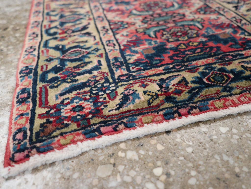 Vintage Persian Bidjar Rug (Pair: 1 of 2), No.25181 - Galerie Shabab