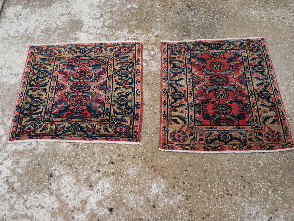 Vintage Persian Bidjar Rug (Pair: 1 of 2), No.25181 - Galerie Shabab