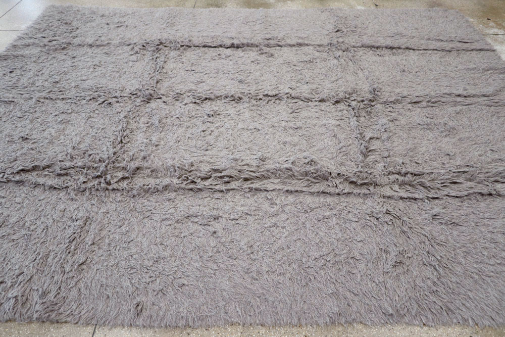 Vintage Greece Shag Rug, No.25183 - Galerie Shabab