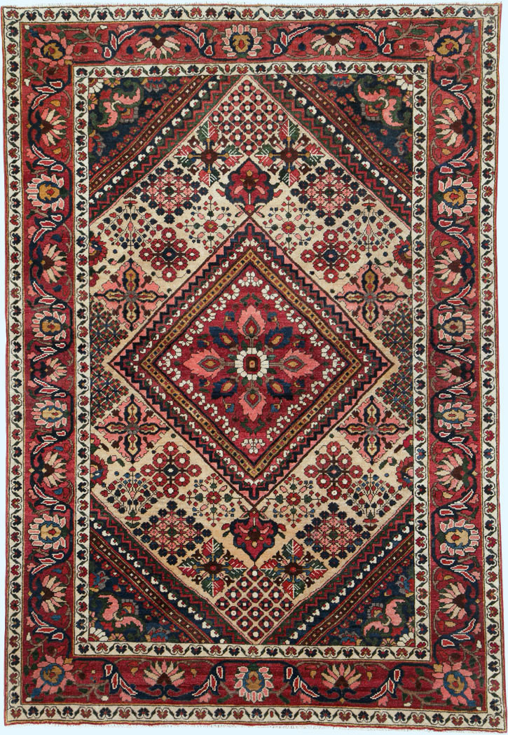 Vintage Persian Joshegan Rug (Pair: 1 of 2), No.25185 - Galerie Shabab