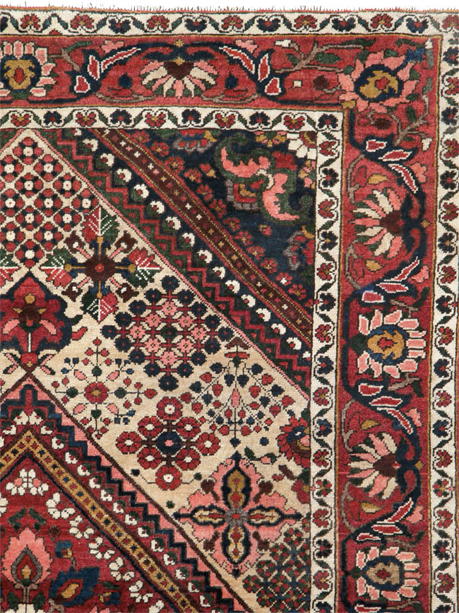 Vintage Persian Joshegan Rug (Pair: 1 of 2), No.25185 - Galerie Shabab