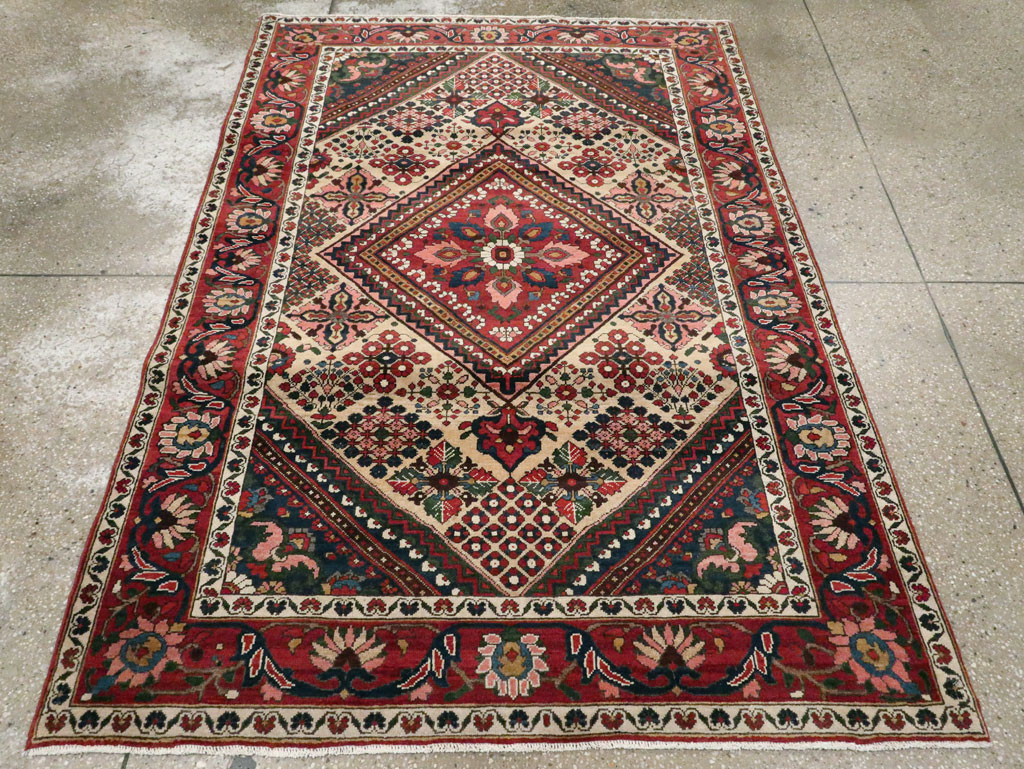 Vintage Persian Joshegan Rug (Pair: 1 of 2), No.25185 - Galerie Shabab