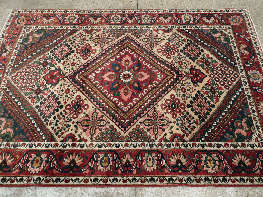 Vintage Persian Joshegan Rug (Pair: 1 of 2), No.25185 - Galerie Shabab