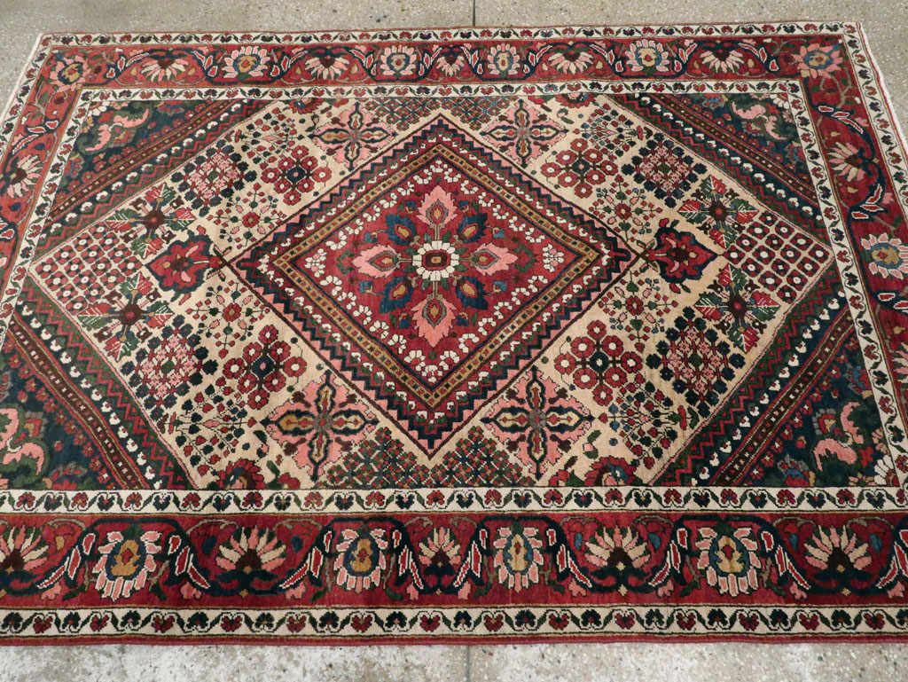 Vintage Persian Joshegan Rug (Pair: 1 of 2), No.25185 - Galerie Shabab