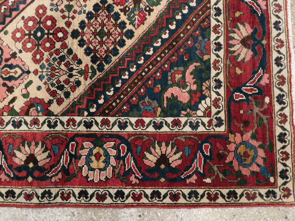 Vintage Persian Joshegan Rug (Pair: 1 of 2), No.25185 - Galerie Shabab