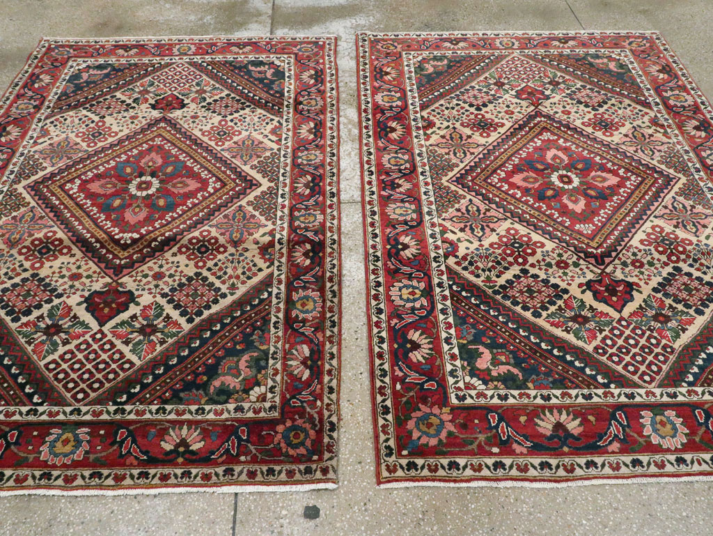 Vintage Persian Joshegan Rug (Pair: 1 of 2), No.25185 - Galerie Shabab