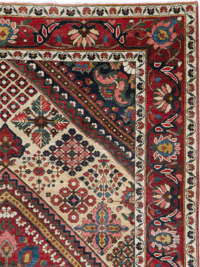 Vintage Persian Joshegan Rug (Pair: 2 of 2), No.25186 - Galerie Shabab