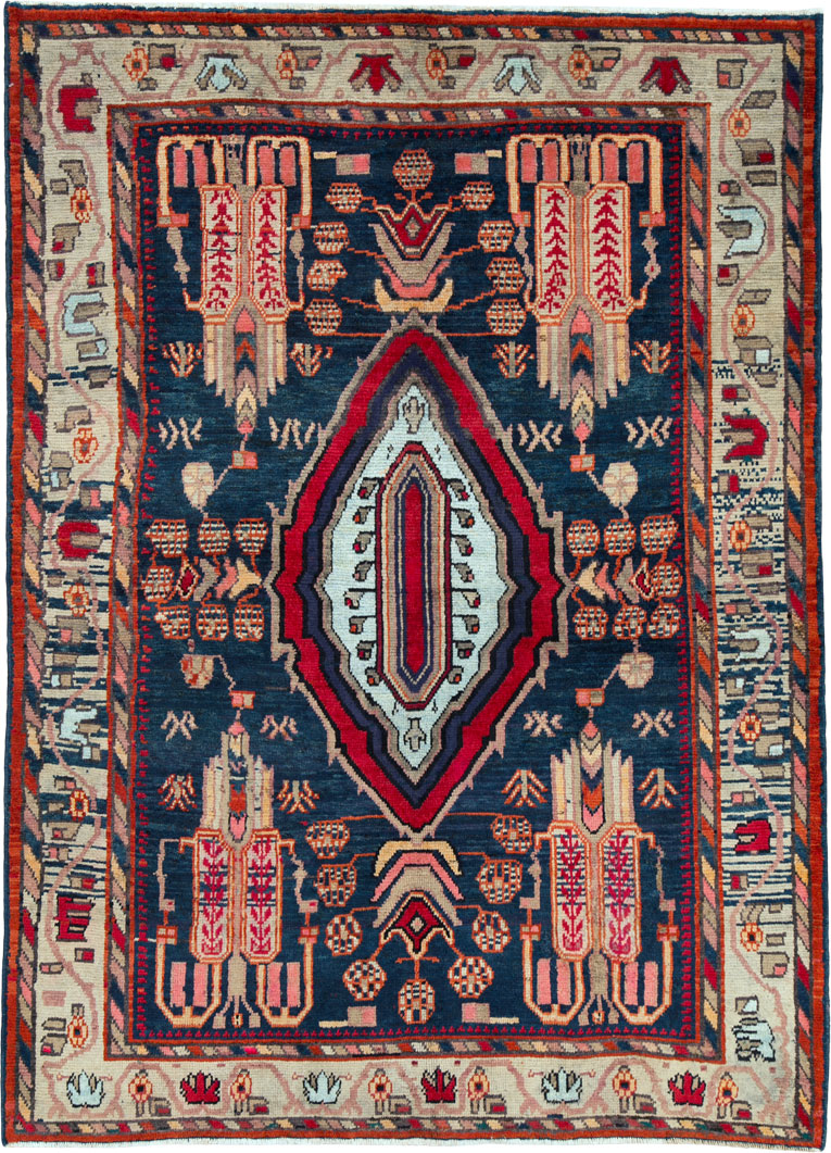 Vintage Persian Malayer Rug, No.25198 - Galerie Shabab