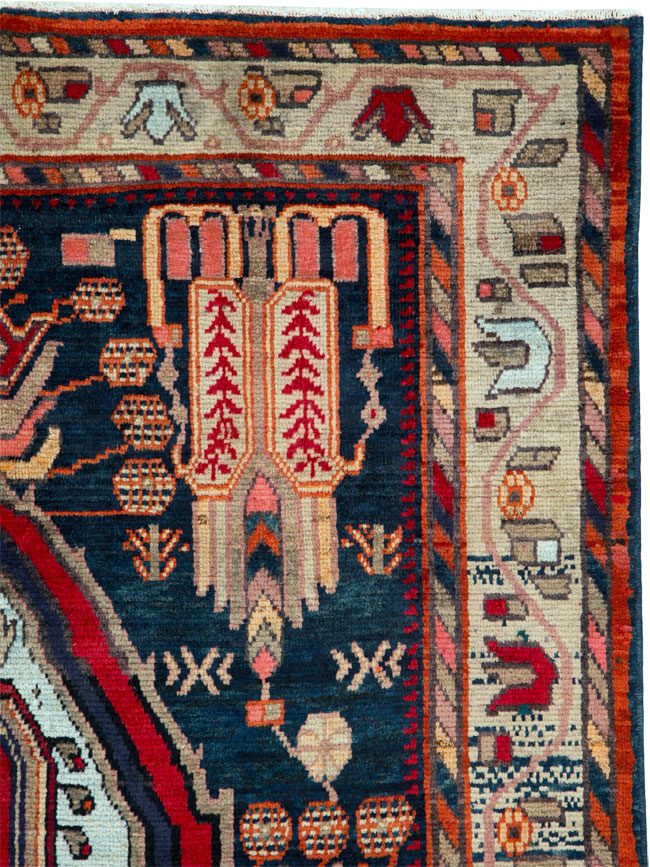 Vintage Persian Malayer Rug, No.25198 - Galerie Shabab