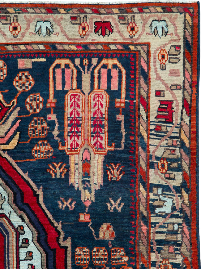 Vintage Persian Malayer Rug, No.25198 - Galerie Shabab