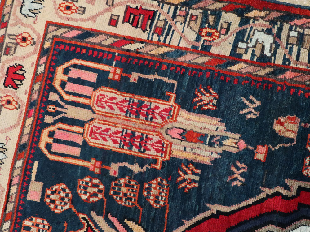 Vintage Persian Malayer Rug, No.25198 - Galerie Shabab