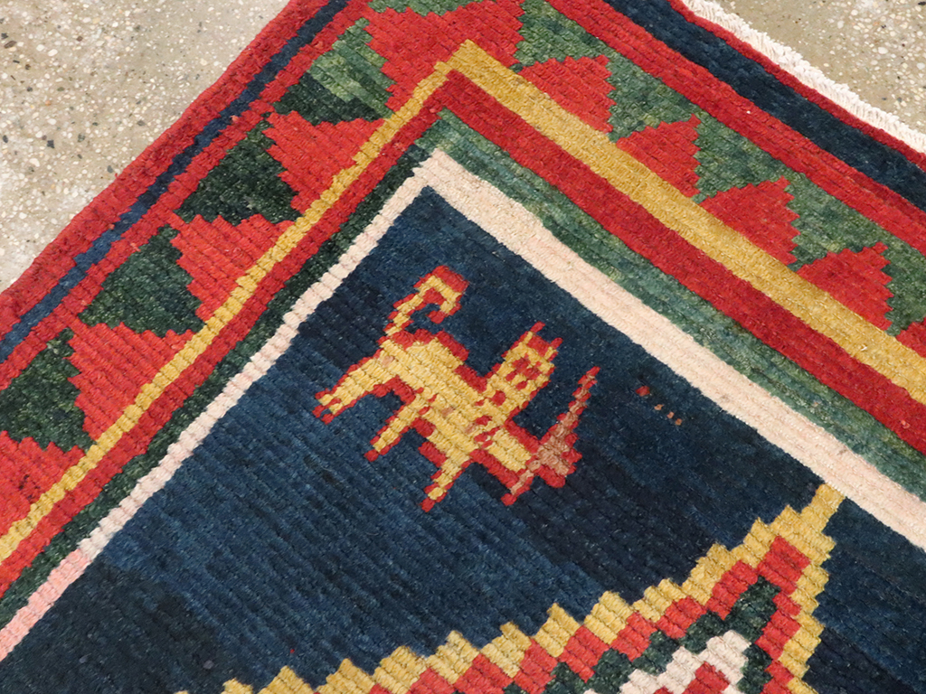 Vintage Persian Gabbeh Rug, No.25201 - Galerie Shabab