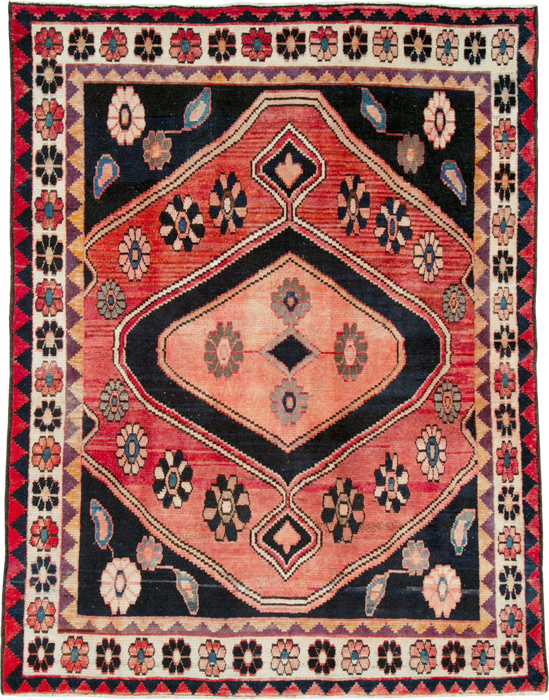 Vintage Persian Gabbeh Rug, No.25203 - Galerie Shabab