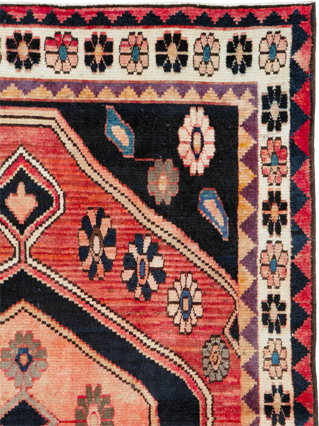 Vintage Persian Gabbeh Rug, No.25203 - Galerie Shabab