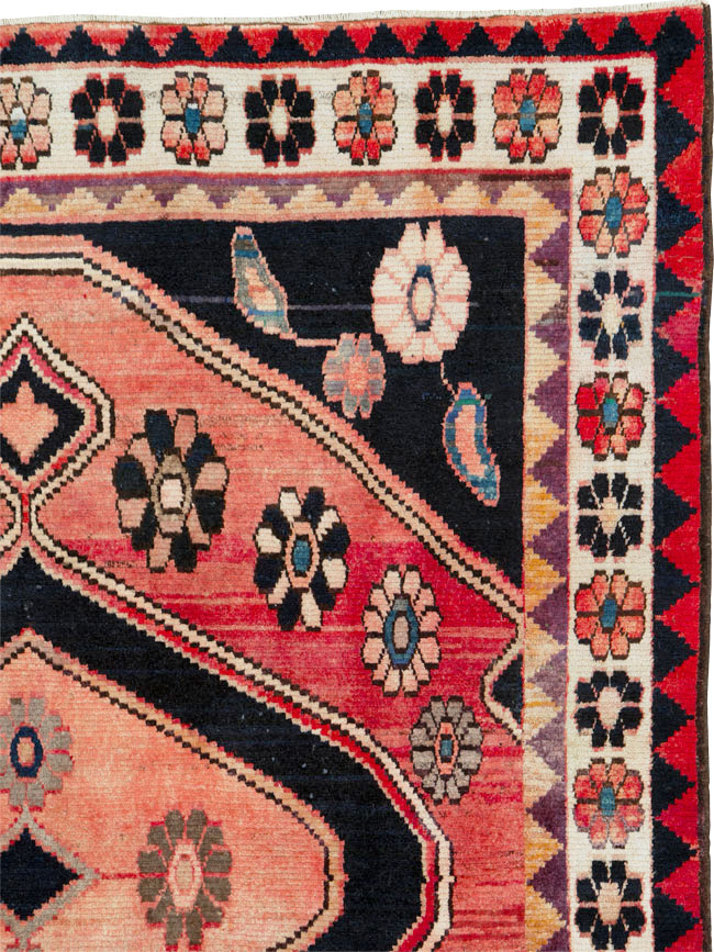 Vintage Persian Gabbeh Rug, No.25203 - Galerie Shabab