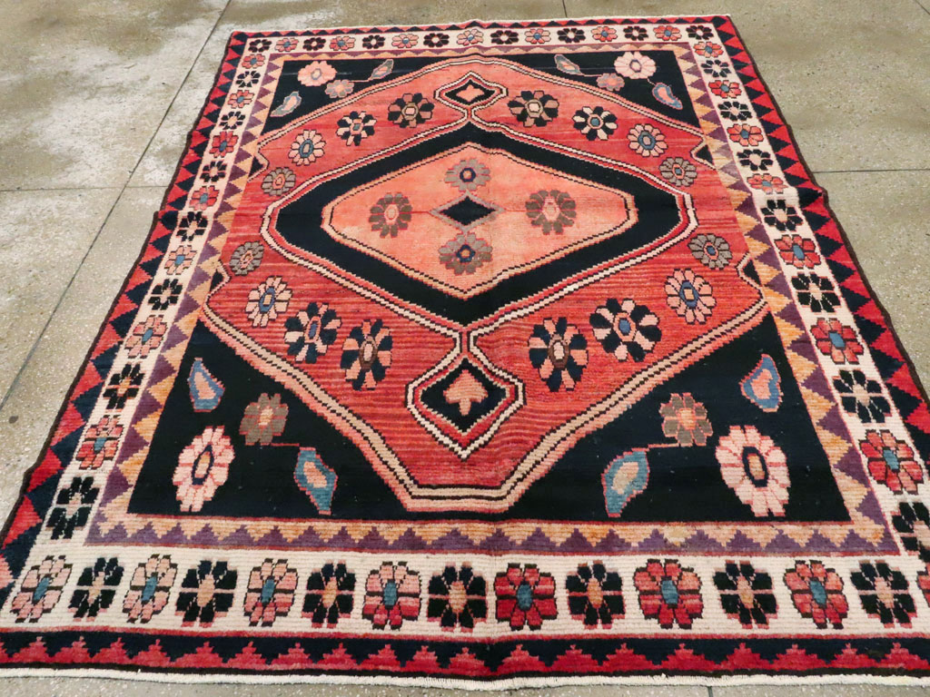 Vintage Persian Gabbeh Rug, No.25203 - Galerie Shabab