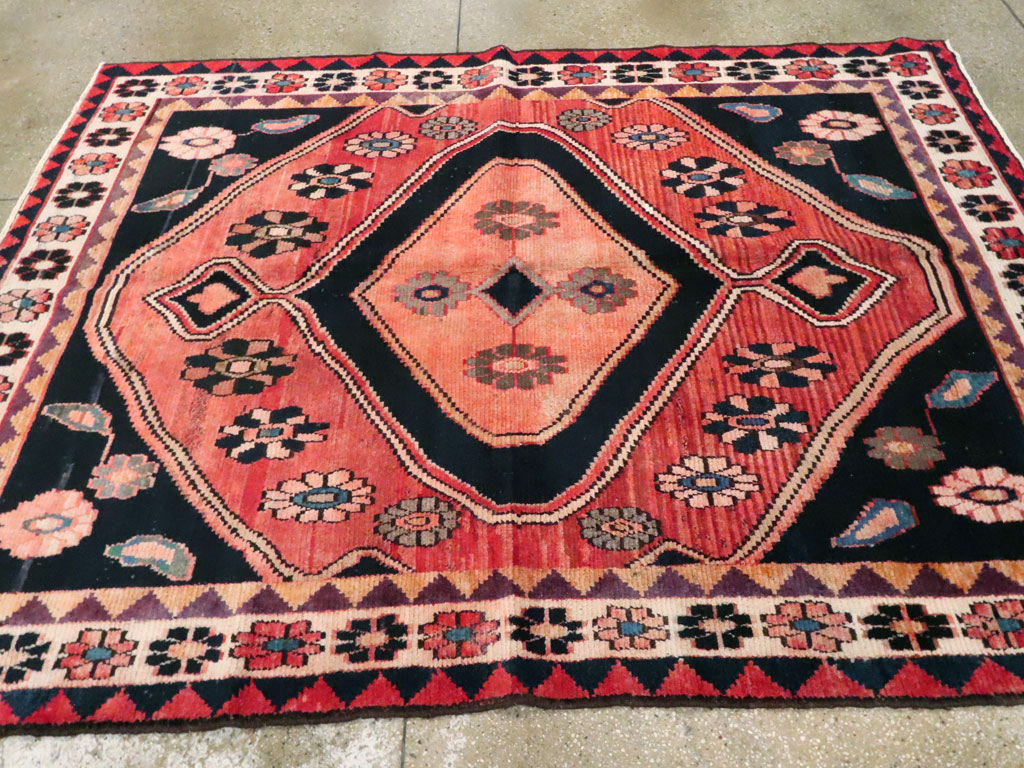 Vintage Persian Gabbeh Rug, No.25203 - Galerie Shabab