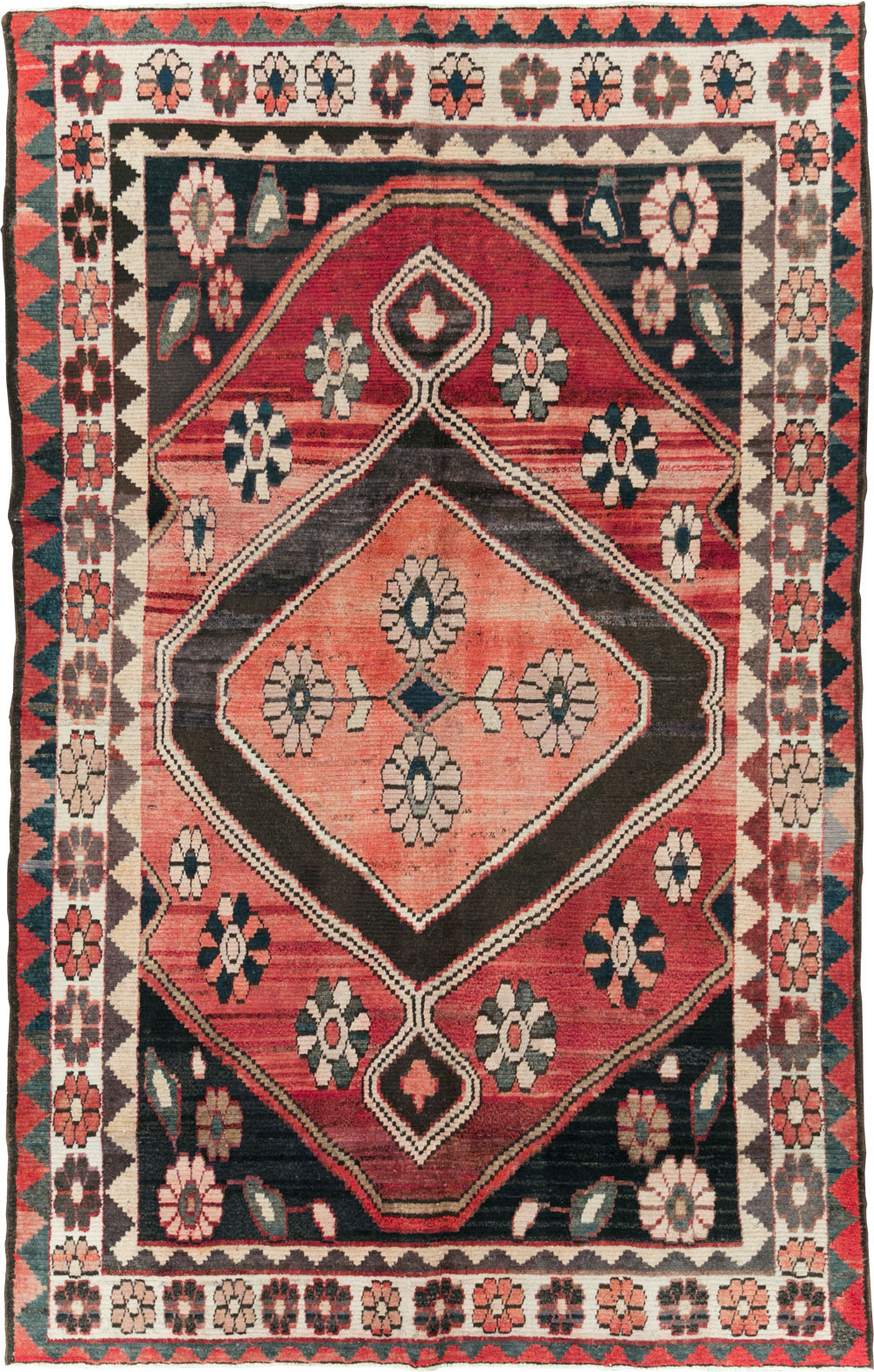 Vintage Persian Gabbeh Rug, No.25205 - Galerie Shabab