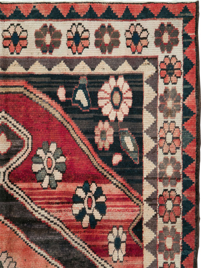 Vintage Persian Gabbeh Rug, No.25205 - Galerie Shabab