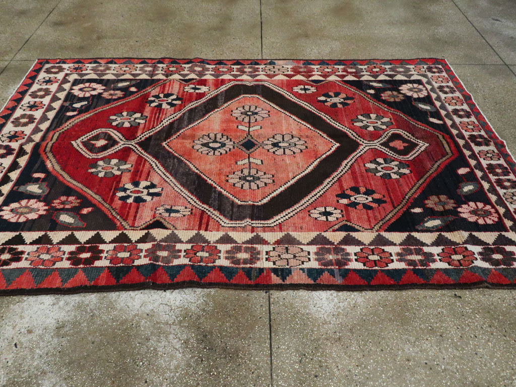 Vintage Persian Gabbeh Rug, No.25205 - Galerie Shabab