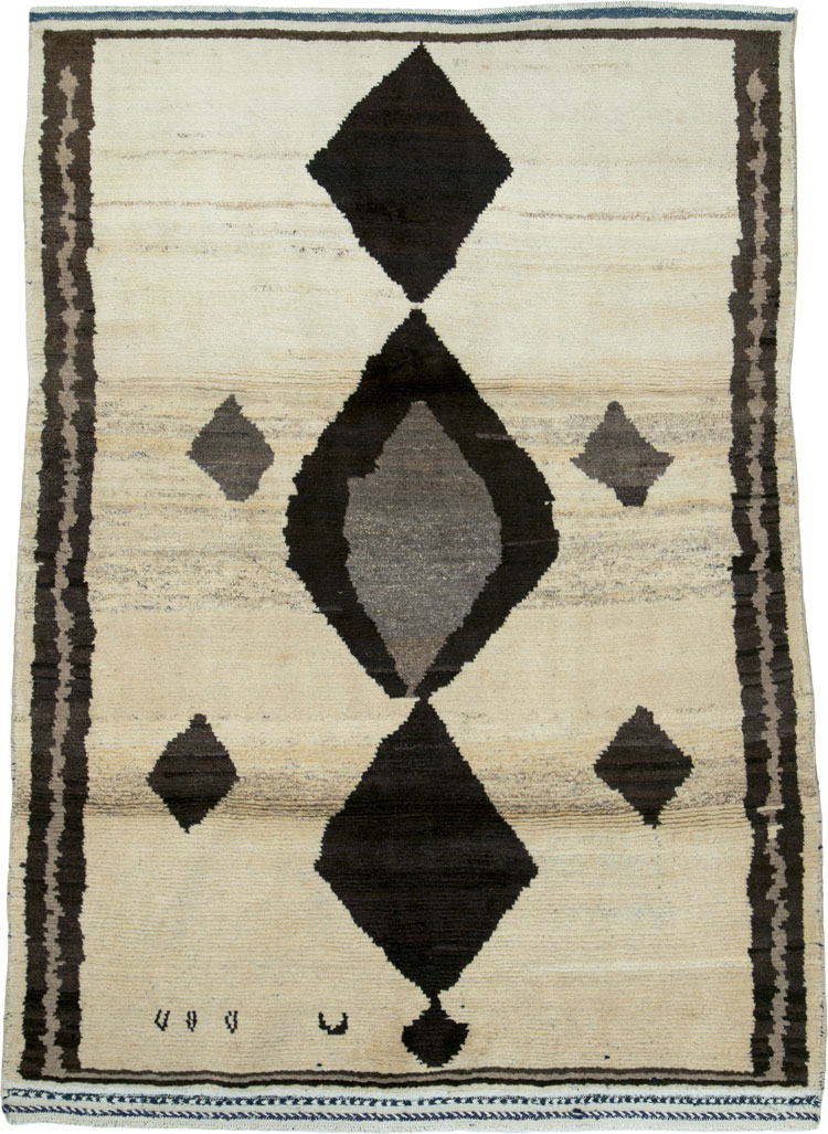 Vintage Persian Gabbeh Rug, No.25215 - Galerie Shabab