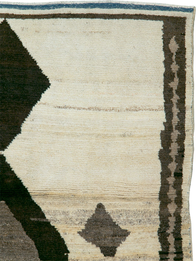 Vintage Persian Gabbeh Rug, No.25215 - Galerie Shabab
