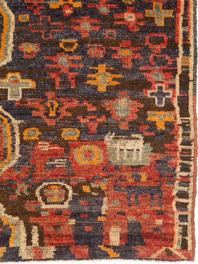 Vintage Gabbeh Rug, No.25223 - Galerie Shabab