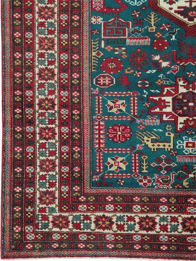 Vintage Persian Tabriz Rug (Pair: 1 of 2), No.25224 - Galerie Shabab