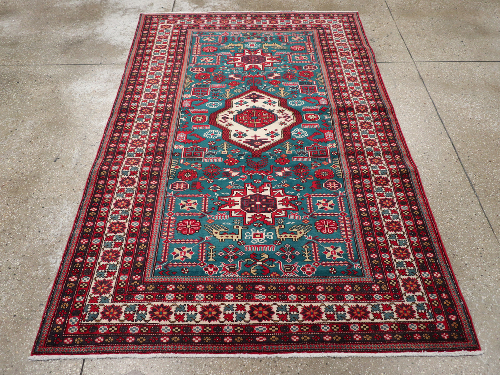 Vintage Persian Tabriz Rug (Pair: 1 of 2), No.25224 - Galerie Shabab
