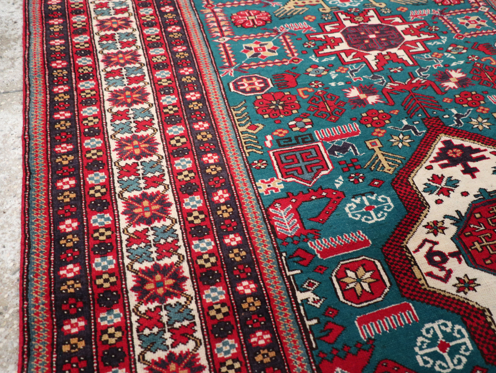 Vintage Persian Tabriz Rug (Pair: 1 of 2), No.25224 - Galerie Shabab