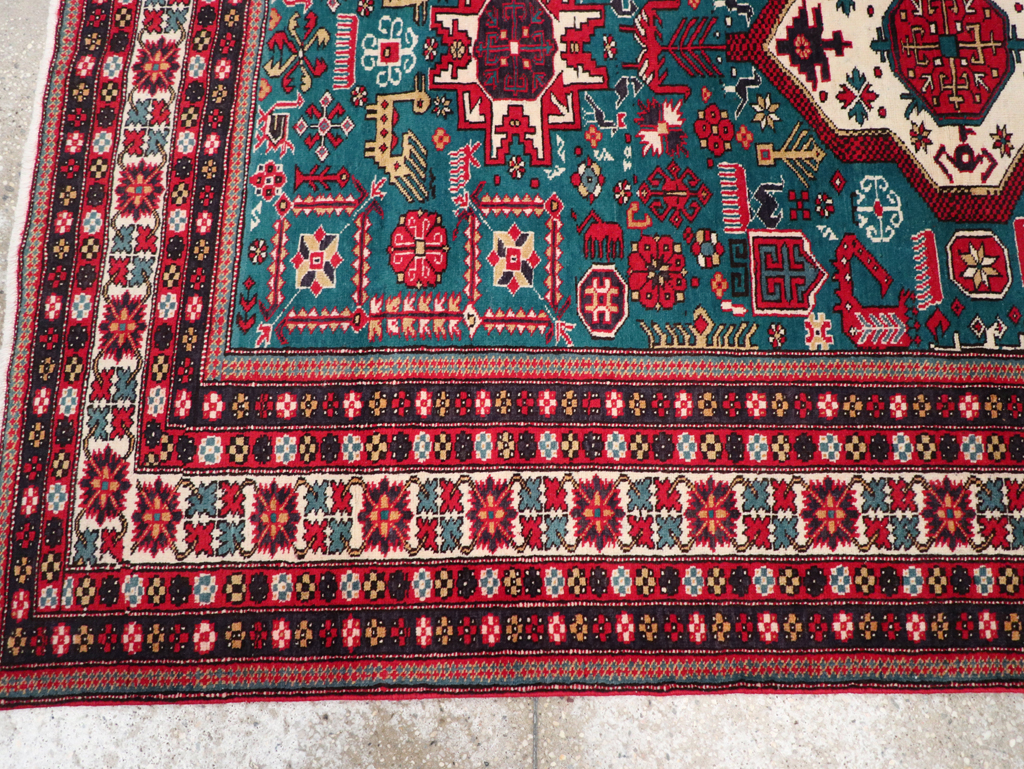 Vintage Persian Tabriz Rug (Pair: 1 of 2), No.25224 - Galerie Shabab