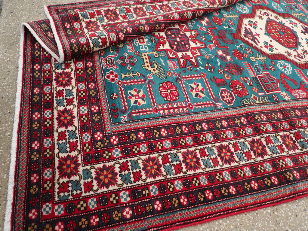 Vintage Persian Tabriz Rug (Pair: 1 of 2), No.25224 - Galerie Shabab