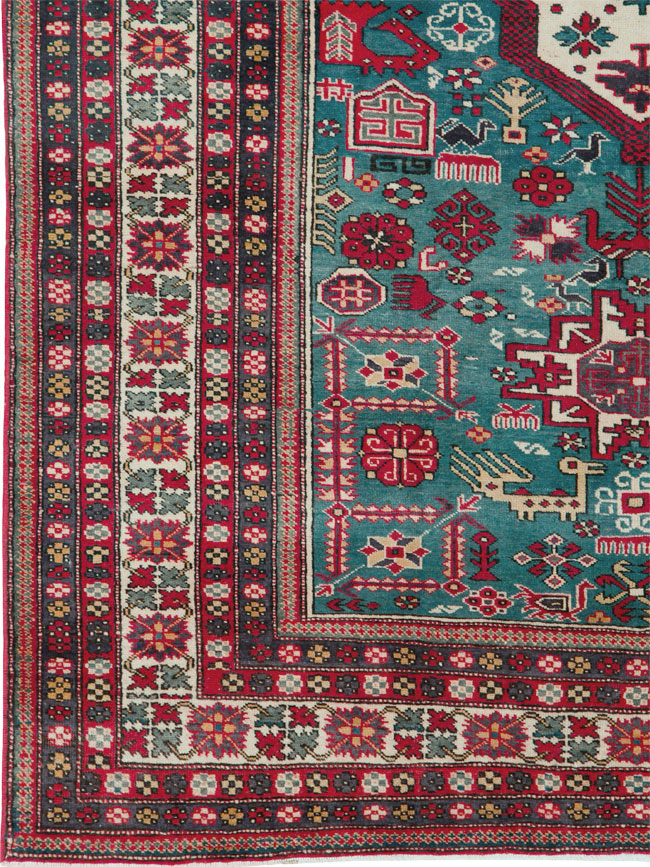 Vintage Persian Tabriz Rug (Pair: 2 of 2), No.25225 - Galerie Shabab