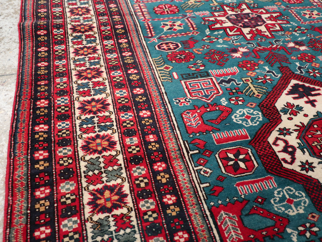 Vintage Persian Tabriz Rug (Pair: 2 of 2), No.25225 - Galerie Shabab