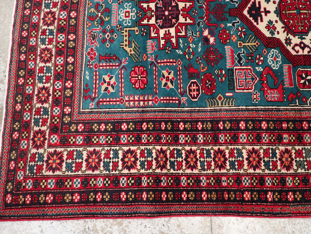 Vintage Persian Tabriz Rug (Pair: 2 of 2), No.25225 - Galerie Shabab