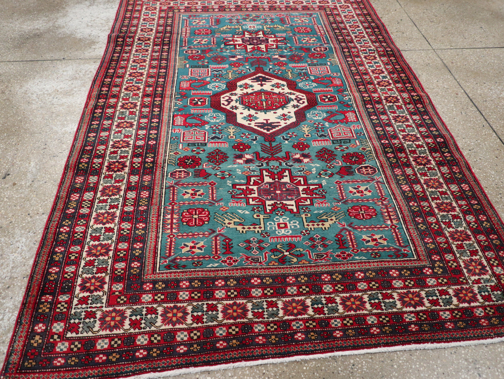 Vintage Persian Tabriz Rug (Pair: 2 of 2), No.25225 - Galerie Shabab