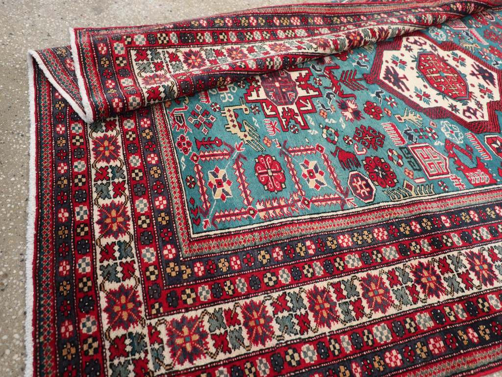 Vintage Persian Tabriz Rug (Pair: 2 of 2), No.25225 - Galerie Shabab