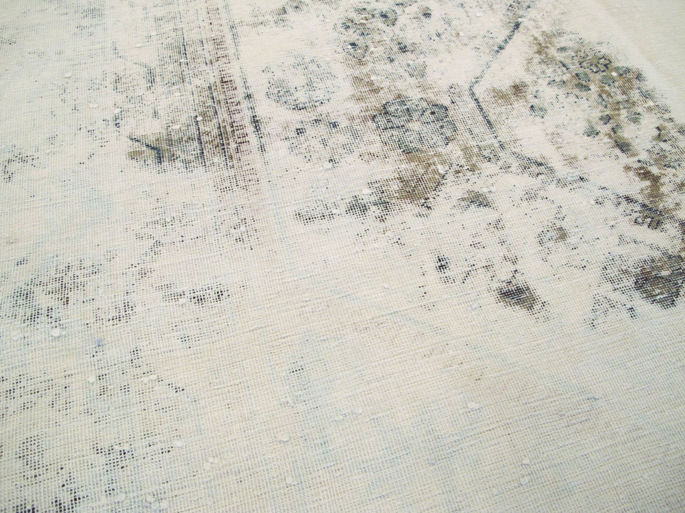 Vintage Persian Tabriz Overdyed Carpet, No.25235 - Galerie Shabab