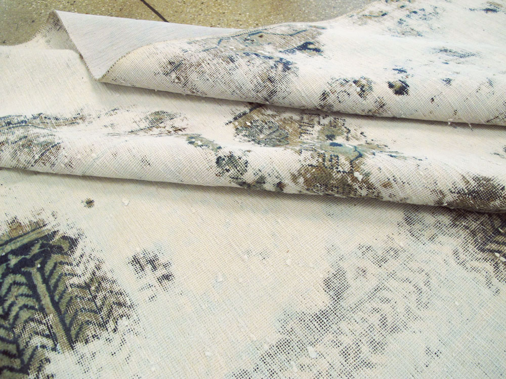 Vintage Persian Tabriz Overdyed Carpet, No.25235 - Galerie Shabab