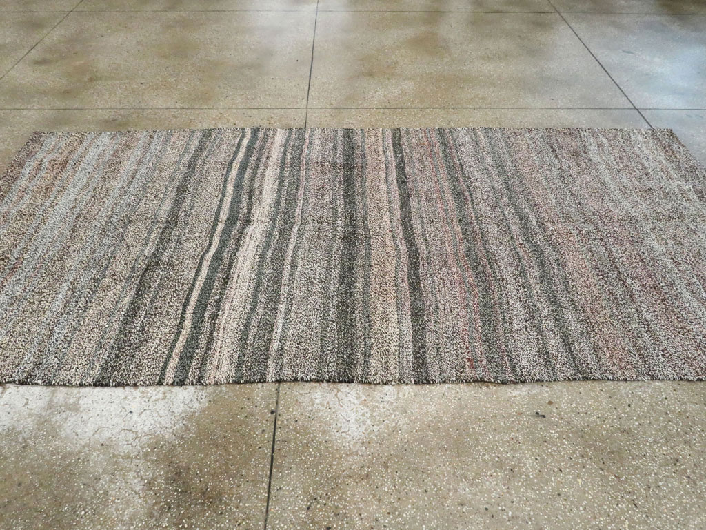 Vintage Persian Flatweave Kilim Gallery Rug, No.25247 - Galerie Shabab