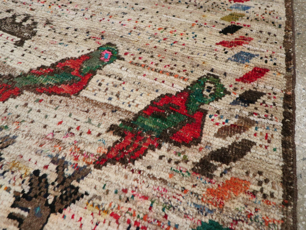 Vintage Persian Gabbeh Rug, No.25255 - Galerie Shabab
