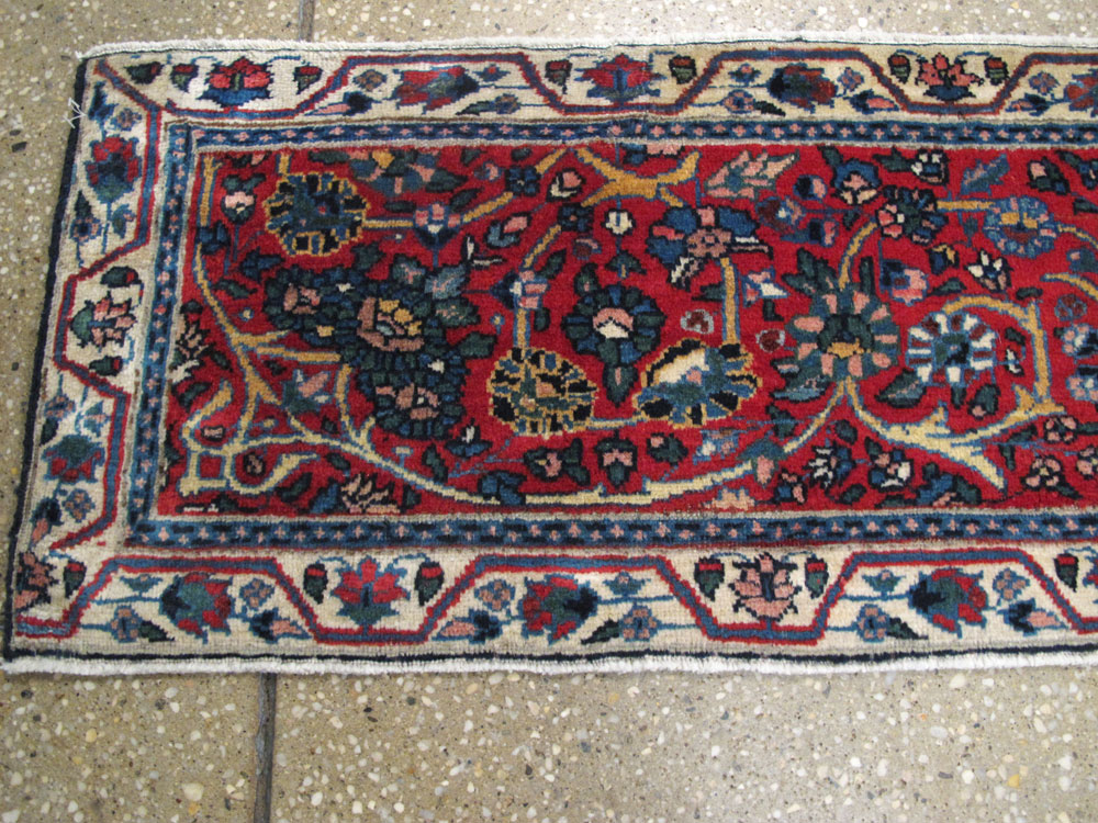 Antique Persian Tabriz Runner, No.25258 - Galerie Shabab