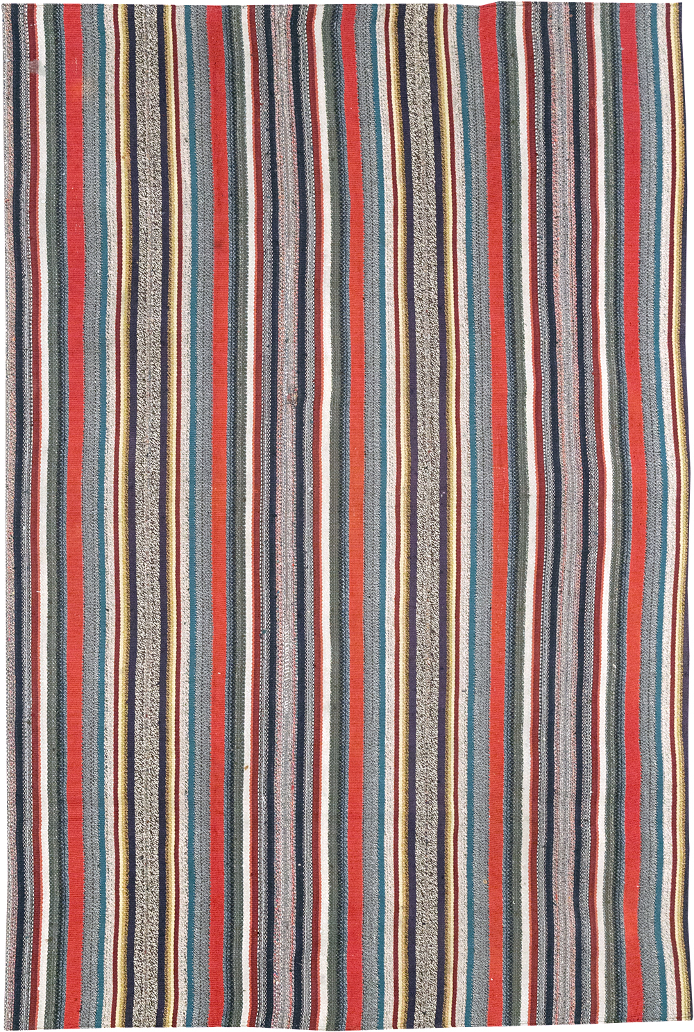 Vintage Persian Flatweave Kilim Accent Rug, No.25268 - Galerie Shabab