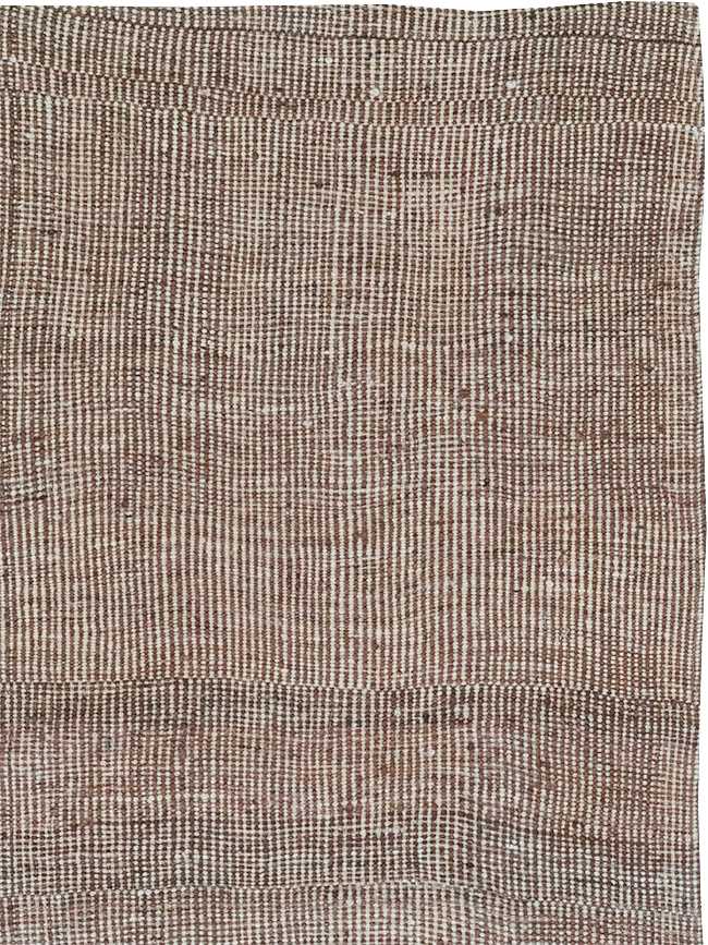 Vintage Persian Flatweave Kilim Square Accent Rug, No.25269 - Galerie Shabab