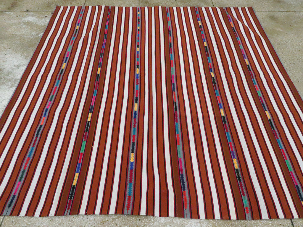 Vintage Persian Flatweave Kilim, No.25280 - Galerie Shabab