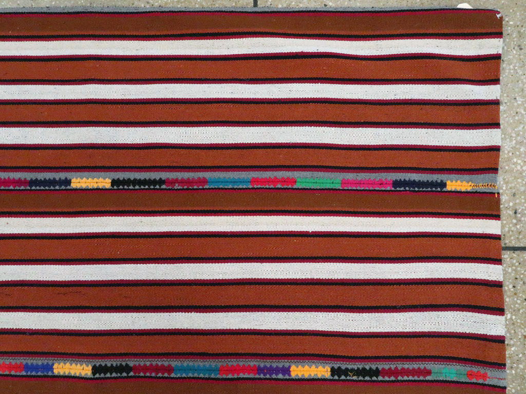 Vintage Persian Flatweave Kilim, No.25280 - Galerie Shabab